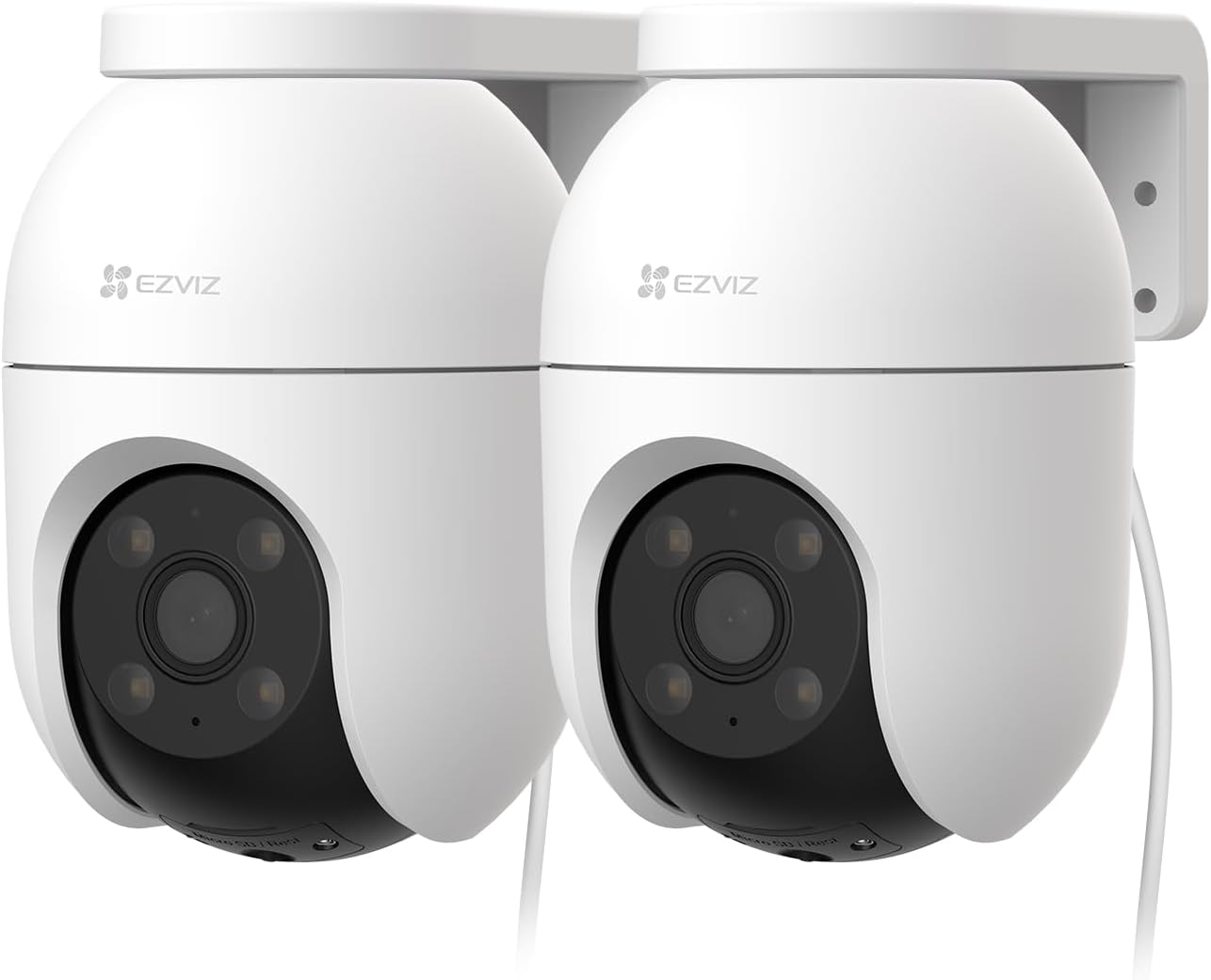 EZVIZ 2PCS Cámara Vigilancia WiFi Exterior 360°,1080P - vista principal